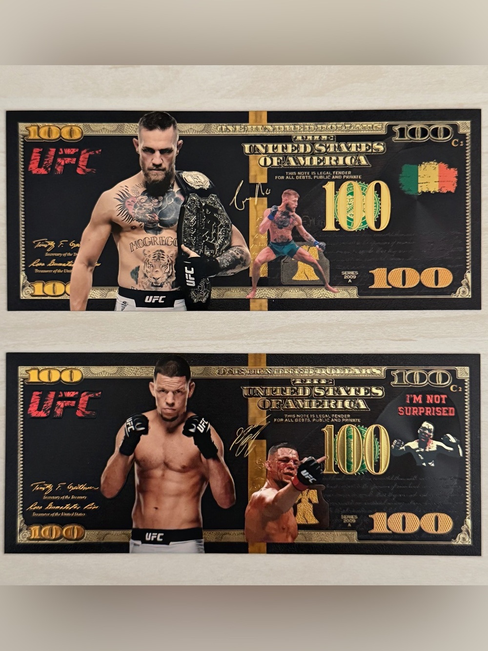 Novelty Note UFC Fighters - Pick (1)